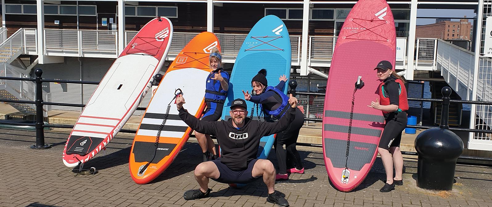 Stand up paddleboarding